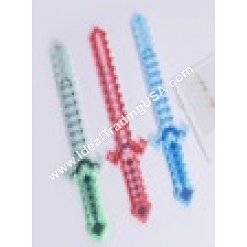 Light up Clear Pixel Sword (6dz/box)
