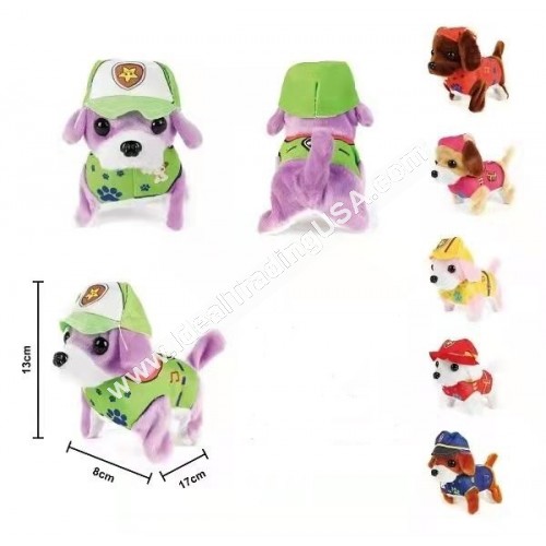 B/O dog, walking forward and back, & wagging its tail.     (12dz/Box)