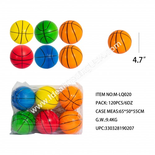 Foam Soccer ball mix color (20pack/box) (6balls/pack)