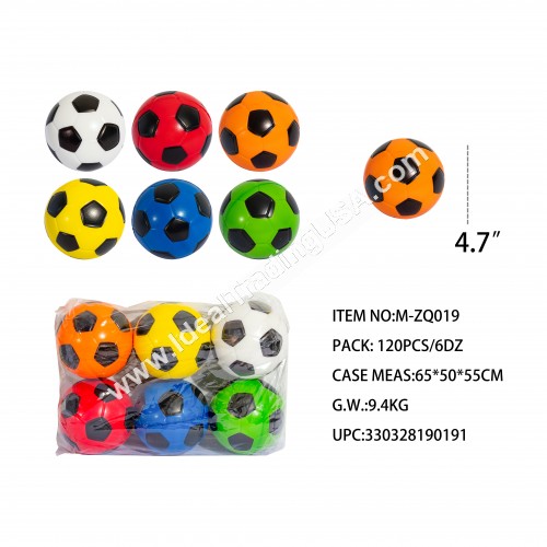Foam Soccer ball mix color (20pack/box) (6balls/pack)
