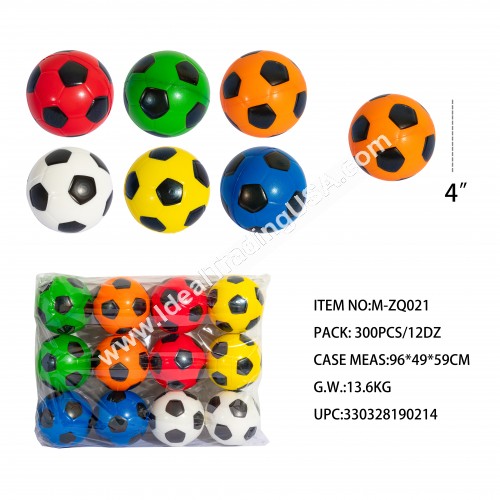 Soccer ball mix color 10cm (20pack/box)