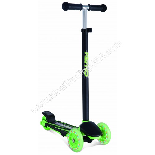 Green 3 Wheel Scooter (6pcs/Box)