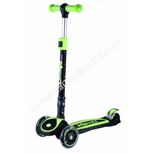 Green Foldable 3 Wheel Scooter (6pcs/Box)