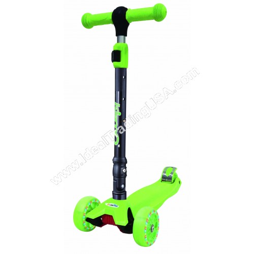 Green Foldable 3 Wheel Scooter (6pcs/Box)