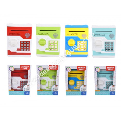 B/O Piggy Bank w/light & autorolling (30pcs/box)