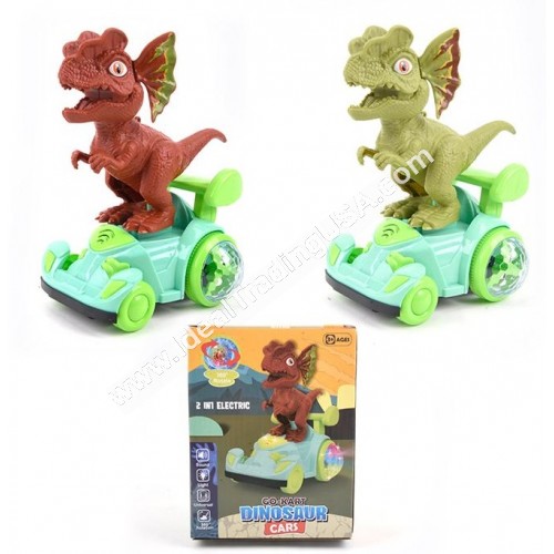 B/O Rotating Dinosaur Kart (48pcs/box)