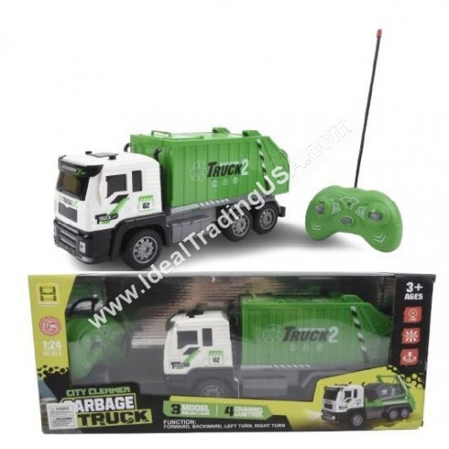 1:24 4CH R/C Sanitation Truck (24pcs/box)