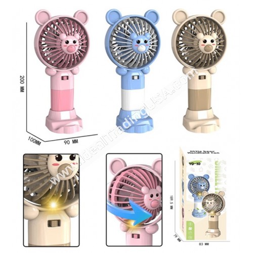 Swivel Fan w/Light &1Speed (96pcs/box)