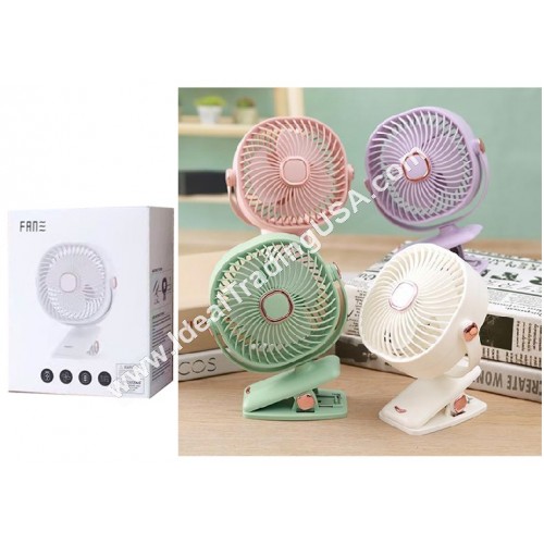 Rechargable Clip Fan (60pcs/box)