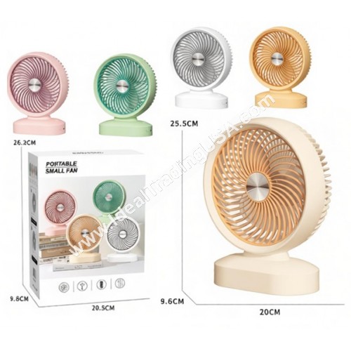 Rechargeable Fan 3 speeds (24pcs/box)