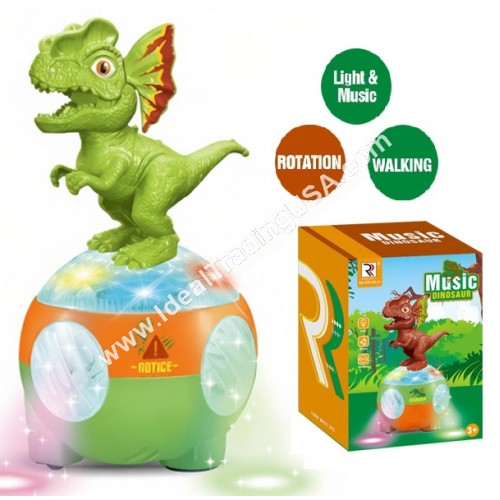 B/O Dino Globe w/lights&Music(48pcs/box)