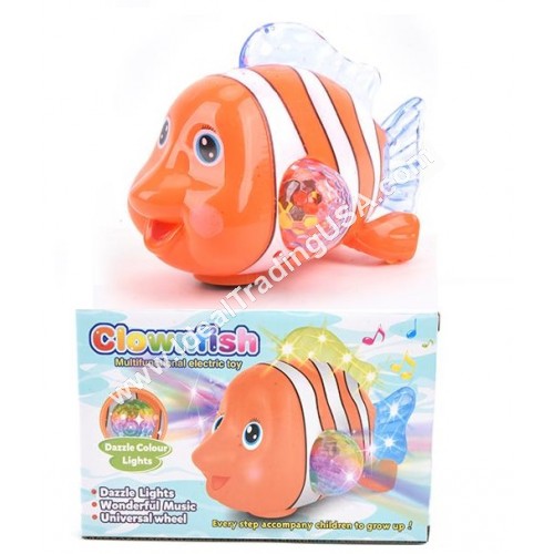 B/O Clown Fish w/Light&Music (72pcs/box)
