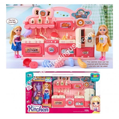 Doll & Kitchen Set (18pcs/box)