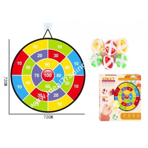 72cm Dartboard W/6 Ball Set (48pcs/box)