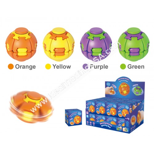 Spinner Ball w/lights(10display/box)(24pcs/display)