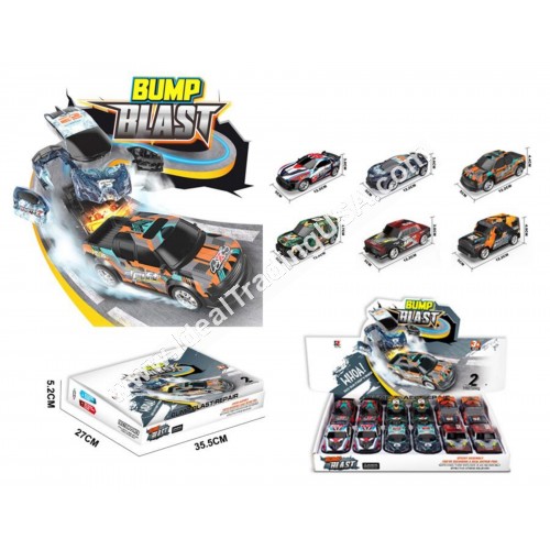 Pullback Bump Blast Car (12 Dozen/box)