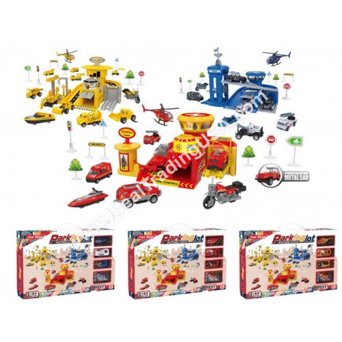 Parking Lot Car Playset (24pcs/Box)