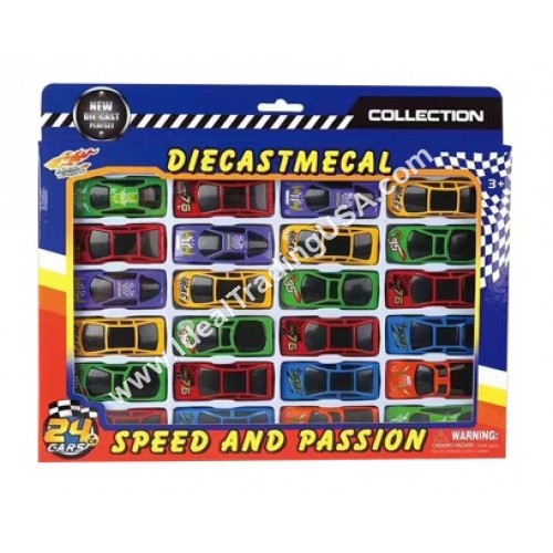24pcs Alloy Cars (72pcs/box)