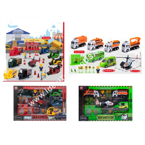 P/B Cars Set (60pcs/box)