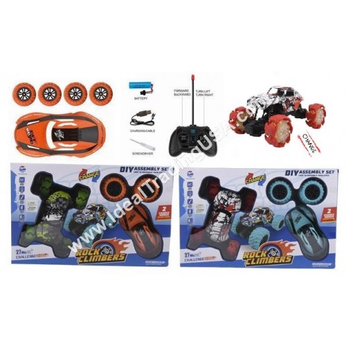 27MHZ R/C off-road Vehicle w/Replaceable Wheels(18pcs/box)
