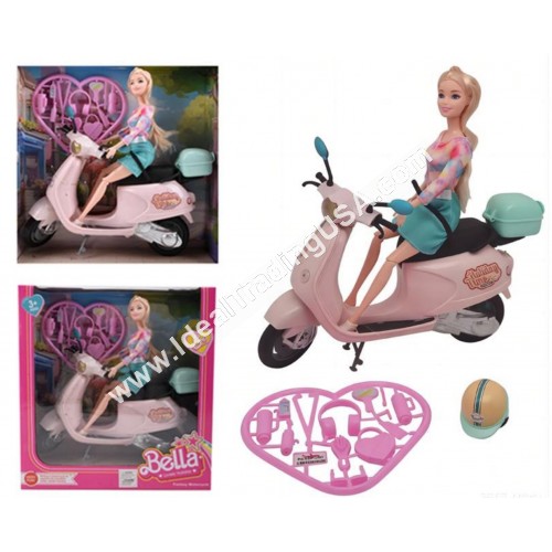 F/P Motorcycle & Doll Set (18pcs/box)