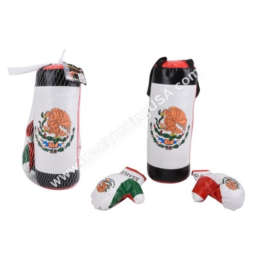 17" Mexican Flag Boxing Set (18pcs/box)