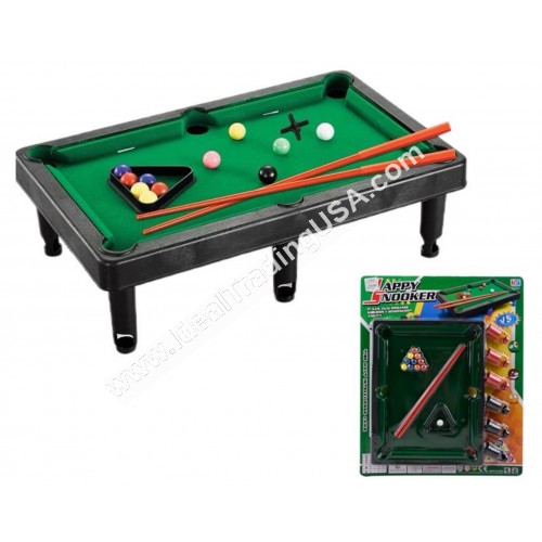 Mini Pool Table Playset (48pcs/box)