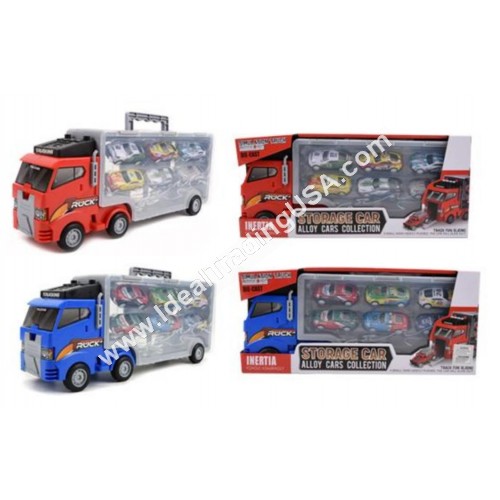 Truck w/ P/B Metal Cars Set (24pcs/box)