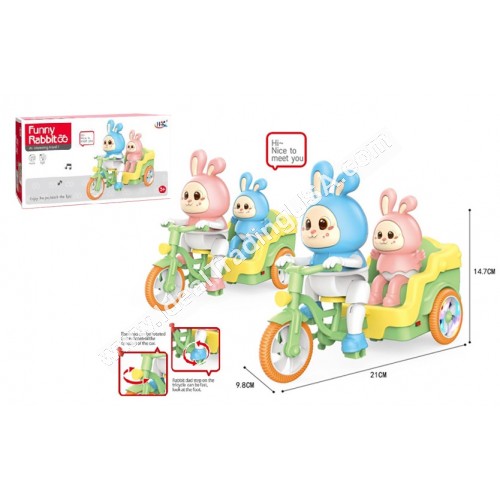 B/O Rabbit Bike (48pcs/box)