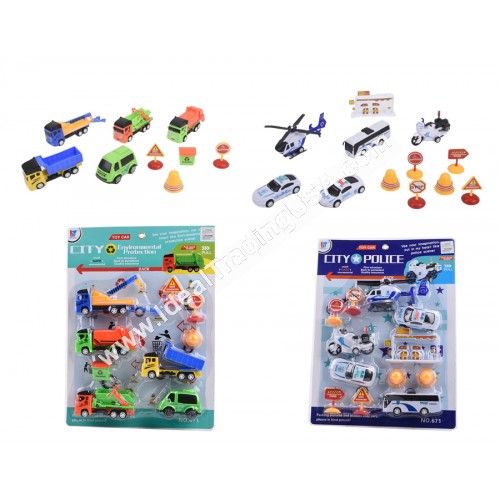 City Playset Blister Card (36pcs/box)