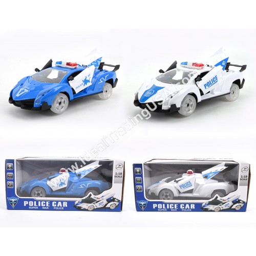 1:18 B/O Police Car (48ps/box)