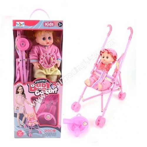 Doll & Stroller Set (36pcs/box)