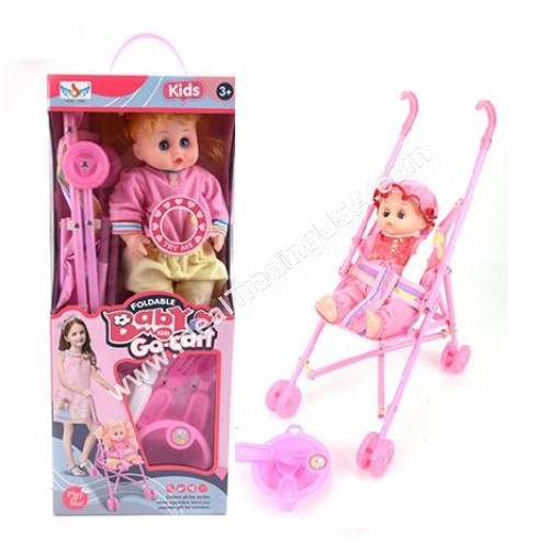 Doll & Stroller Set (36pcs/box)