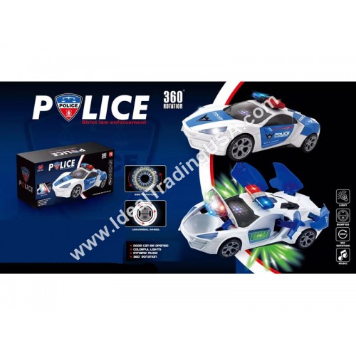 B/O Police Car w/light & music (36pcs/box)