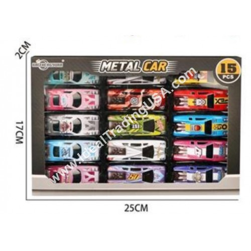 15pcs Alloy Car Set (96pcs/box)