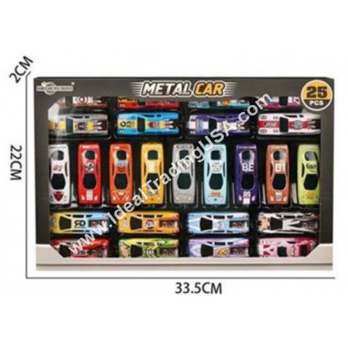 25pcs Alloy Car Set (60pcs/box)