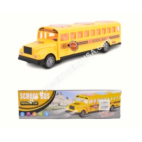 B/O SCHOOL BUS W/ SOUND (48pcs/box)