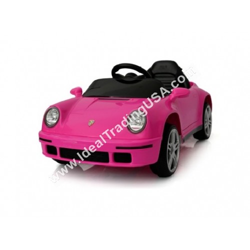 R/C Kid's Ride On Car -12V 10AH w/double leather seats Pink (1pcs/box)