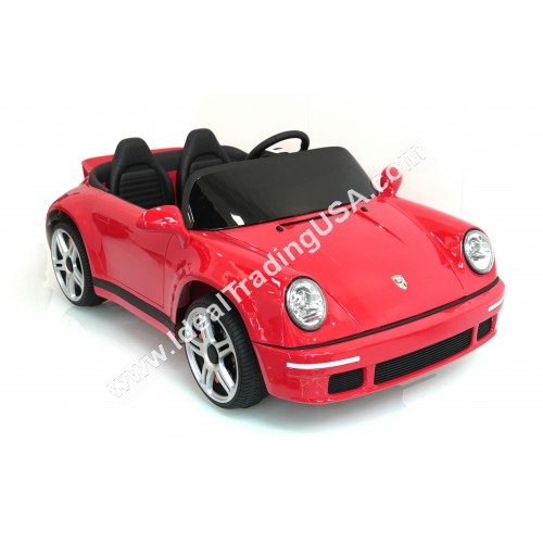 R/C Kid's Ride On Car -12V 10AH w/double leather seats Red (1pcs/box)