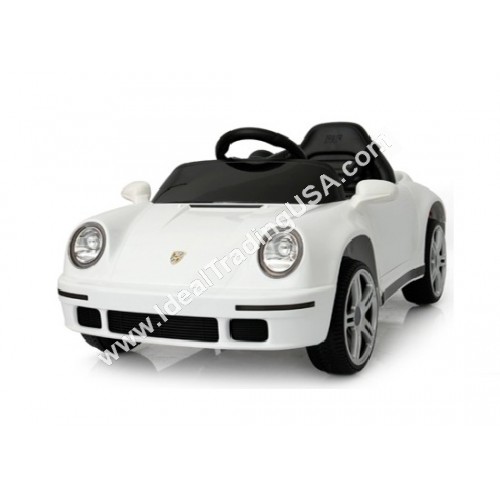 R/C Kid's Ride On Car -12V 10AH w/double leather seats White (1pcs/box)