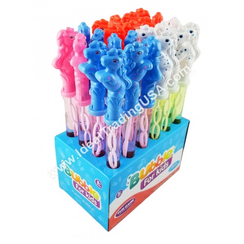 Horse Bubble Wand (4Disp/Box)
