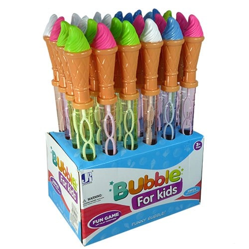 Ice Cream Bubble Wand (4DP/Master Box) (24pcs/DP)