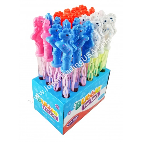 Horse Bubble Wand (4Disp/Box)