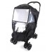 Stroller Rain Cover-Plain Black (12pcs/box)