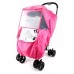 Stroller Rain Cover-Plain Pink (12pcs/box)