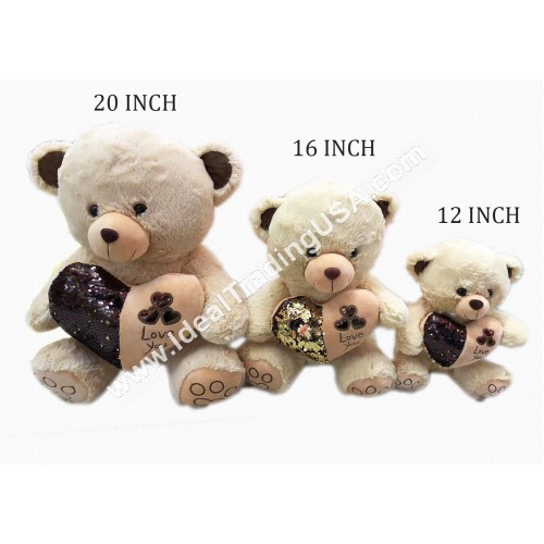 Teddy Bear Brown 12" (48pcs/box)