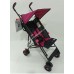 "VOYAGER" Two Position Stroller with Rounded canopy, Pink Frame (4pcs/box) CBF: 4.4 WT: 43.85lbs