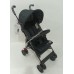 "TRAVELER" Two Position Stroller with Rounded Extended Canopy Bumper,Basket and Foam Handleds,Silver Frame (4pcs/box) CBF: 5.01 WT: 51.63 lbs