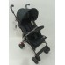 "TRAVELER" Two Position Stroller with Rounded Extended Canopy Bumper,Basket and Foam Handleds,Silver Frame (4pcs/box) CBF: 5.01 WT: 51.63 lbs