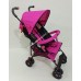 "TRAVELER" Two Position Stroller with Rounded Extended Canopy Bumper,Basket and Foam Handleds,Silver Frame (4pcs/box) CBF: 5.01 WT: 51.63 lbs